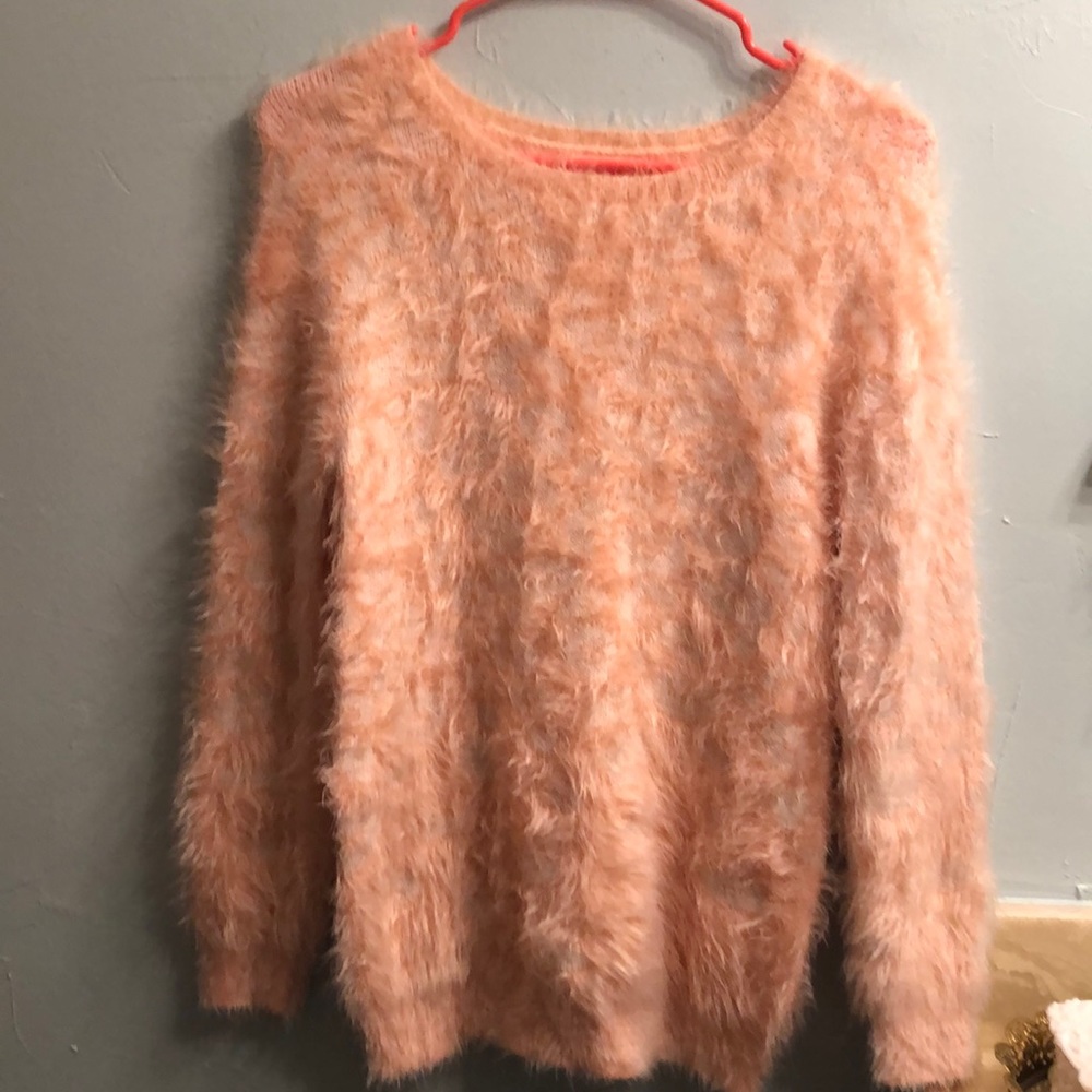 Girls fuzzy sweater